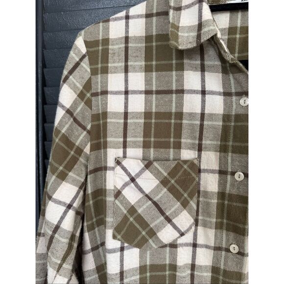 Anine Bing Small Plaid Flannel Button Down Shirt - Picture 3 of 5